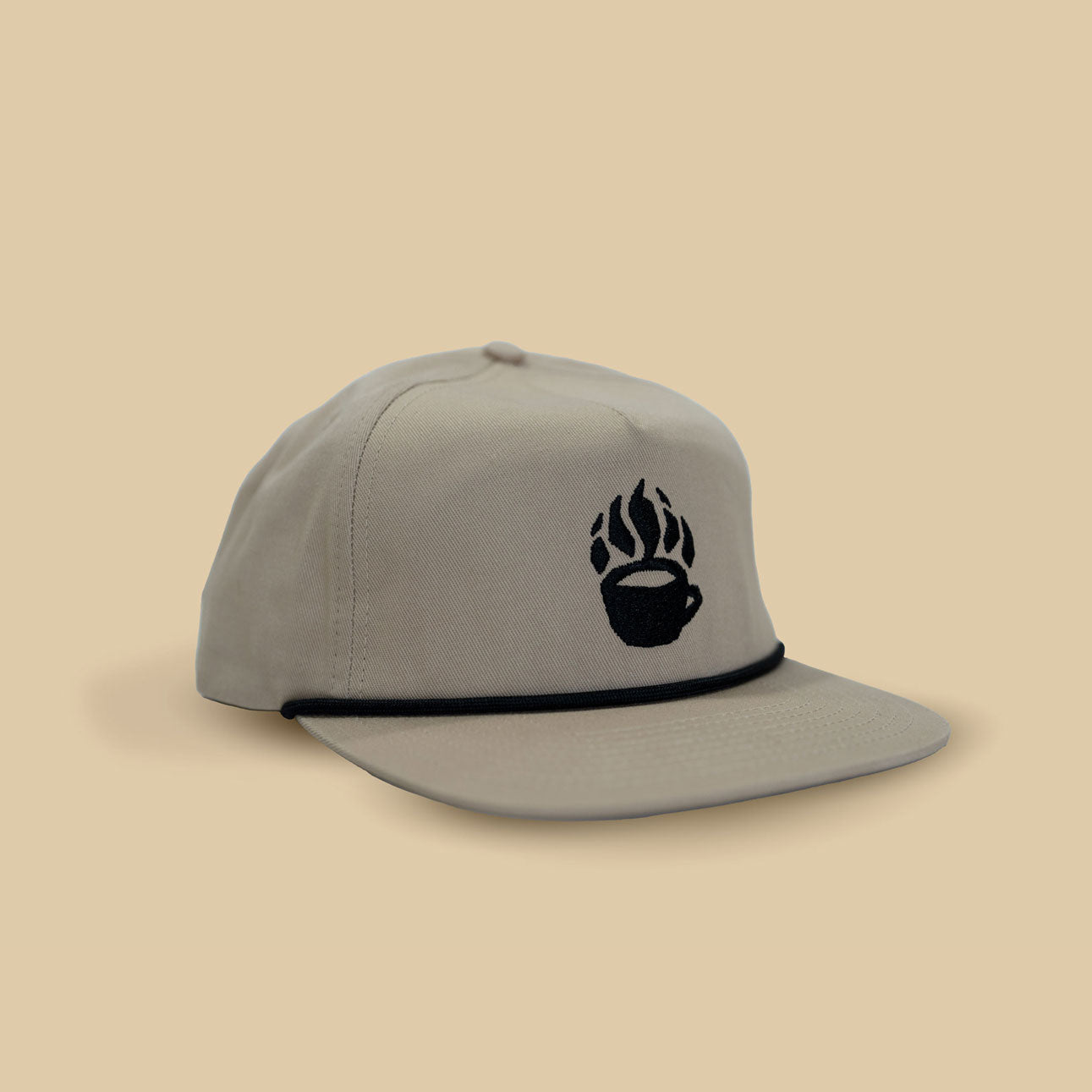 Khaki Cotton Snapback – Paw Coffee Mug