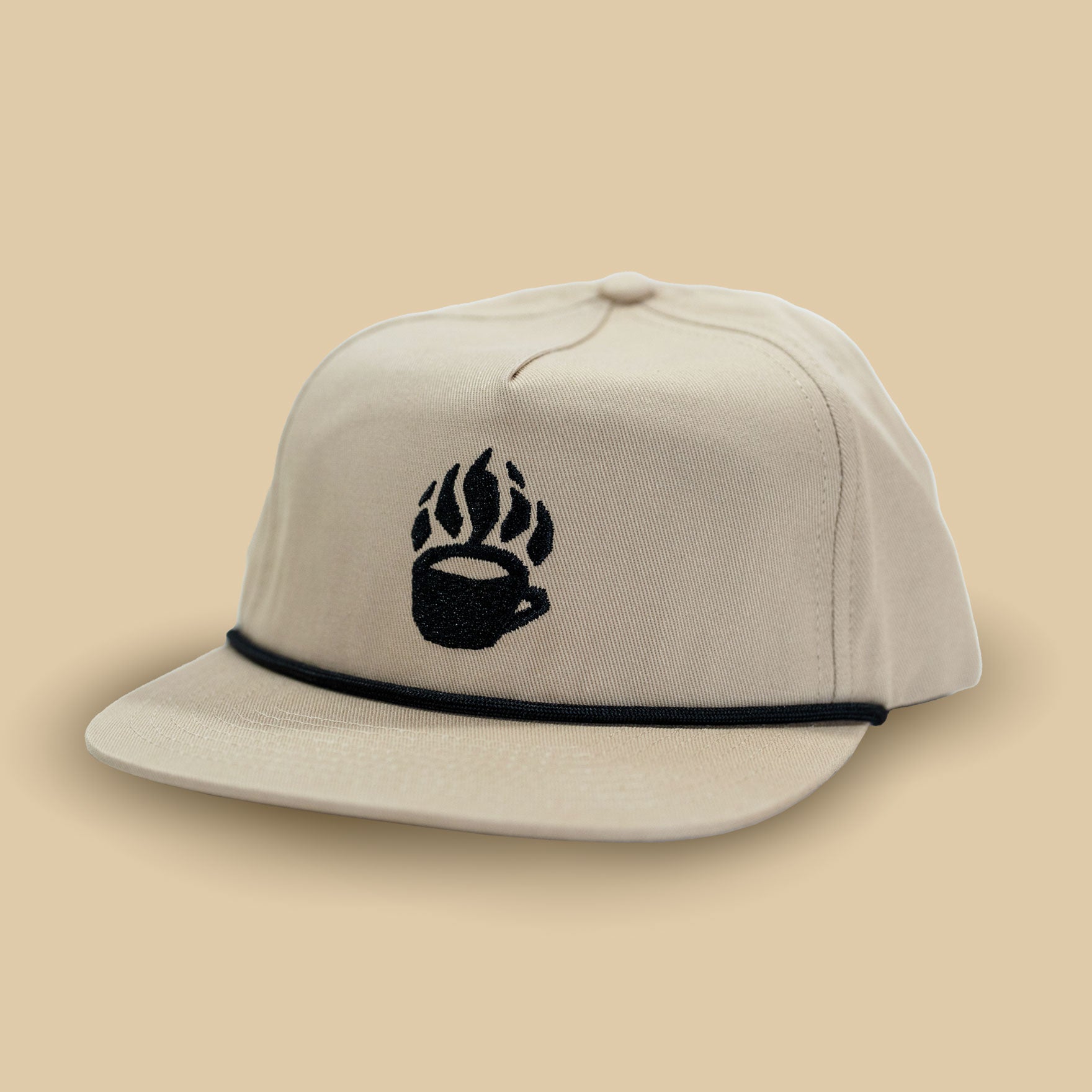 Khaki Cotton Snapback – Paw Coffee Mug