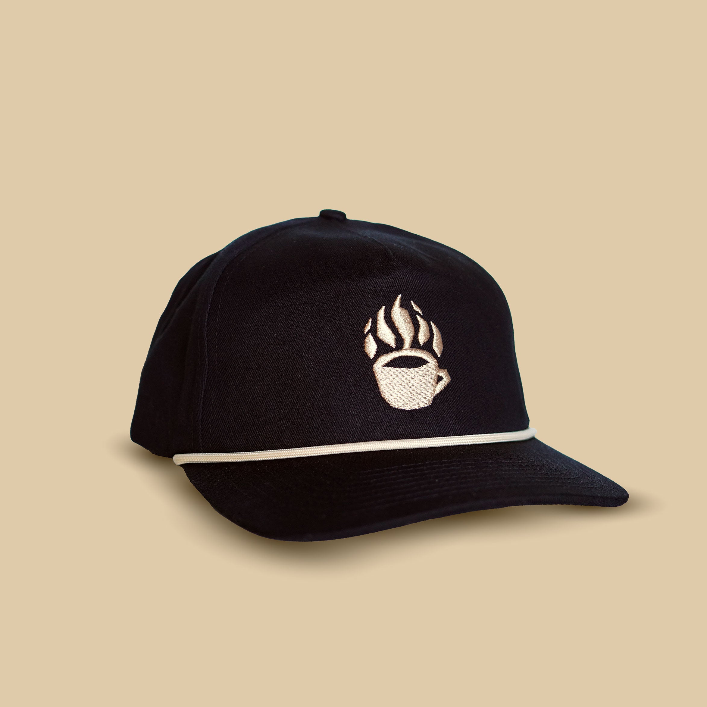 All-Black Cotton Snapback – Paw Coffee Mug