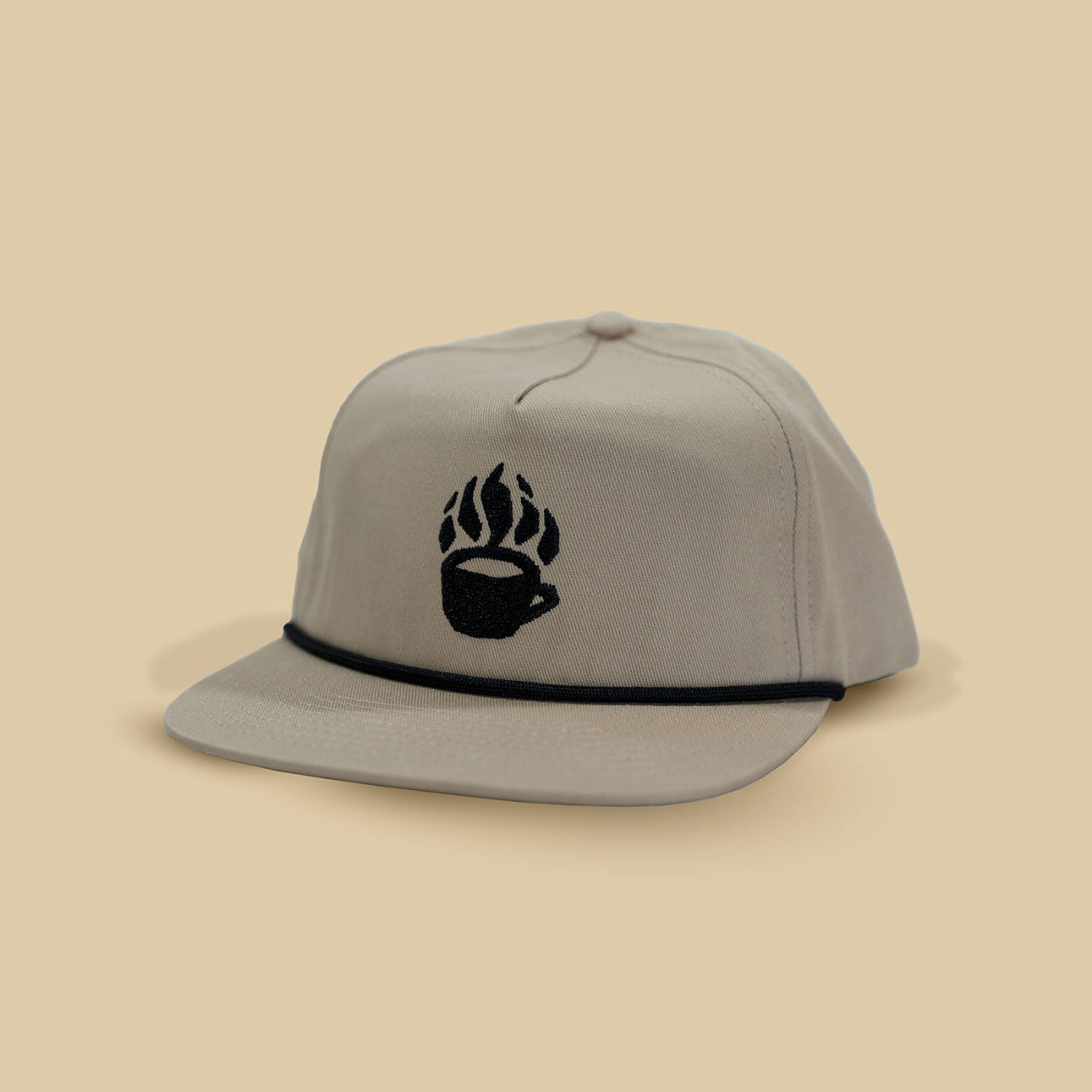 Khaki Cotton Snapback – Paw Coffee Mug