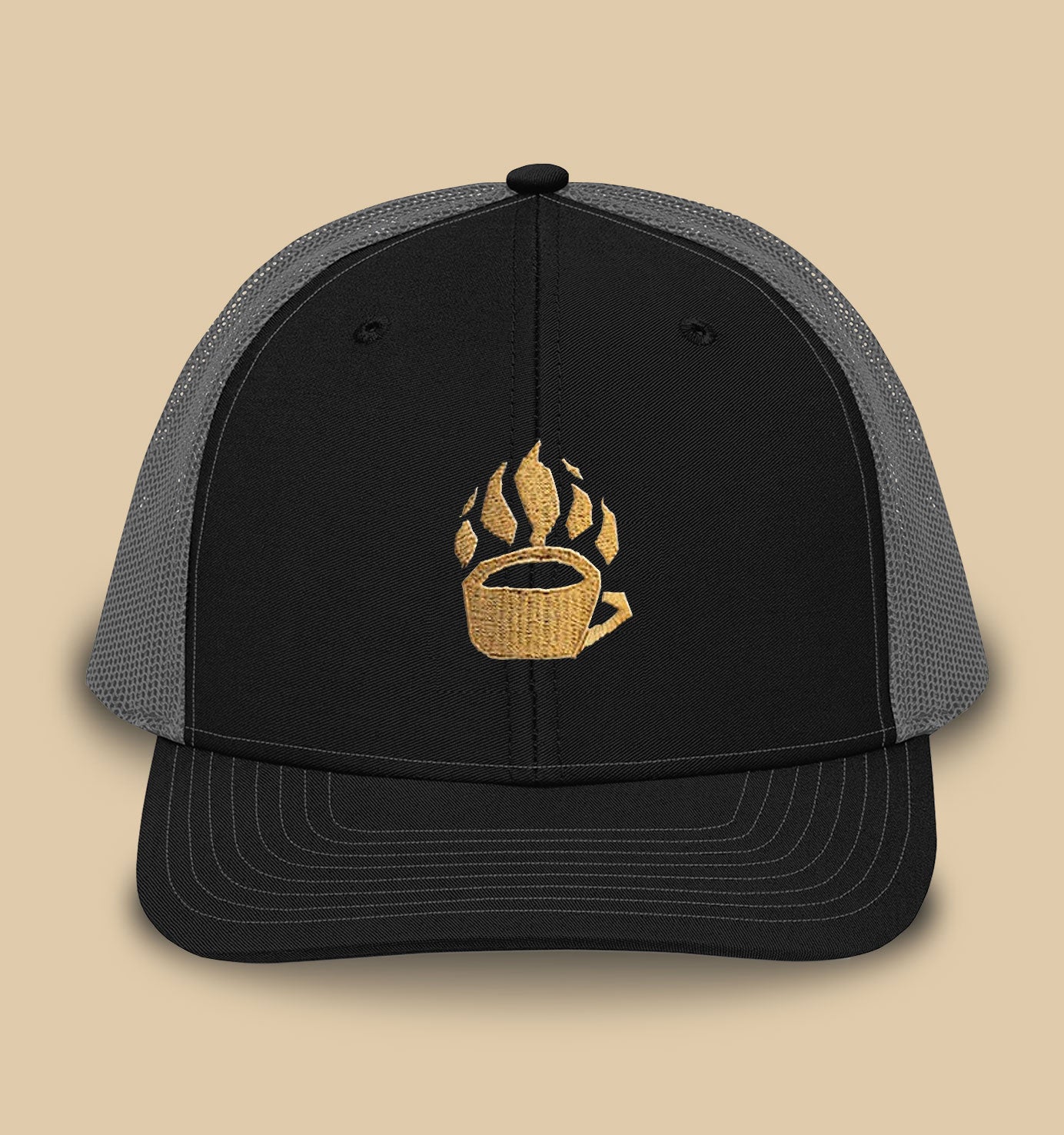 Trucker Hat (Black/Charcoal)