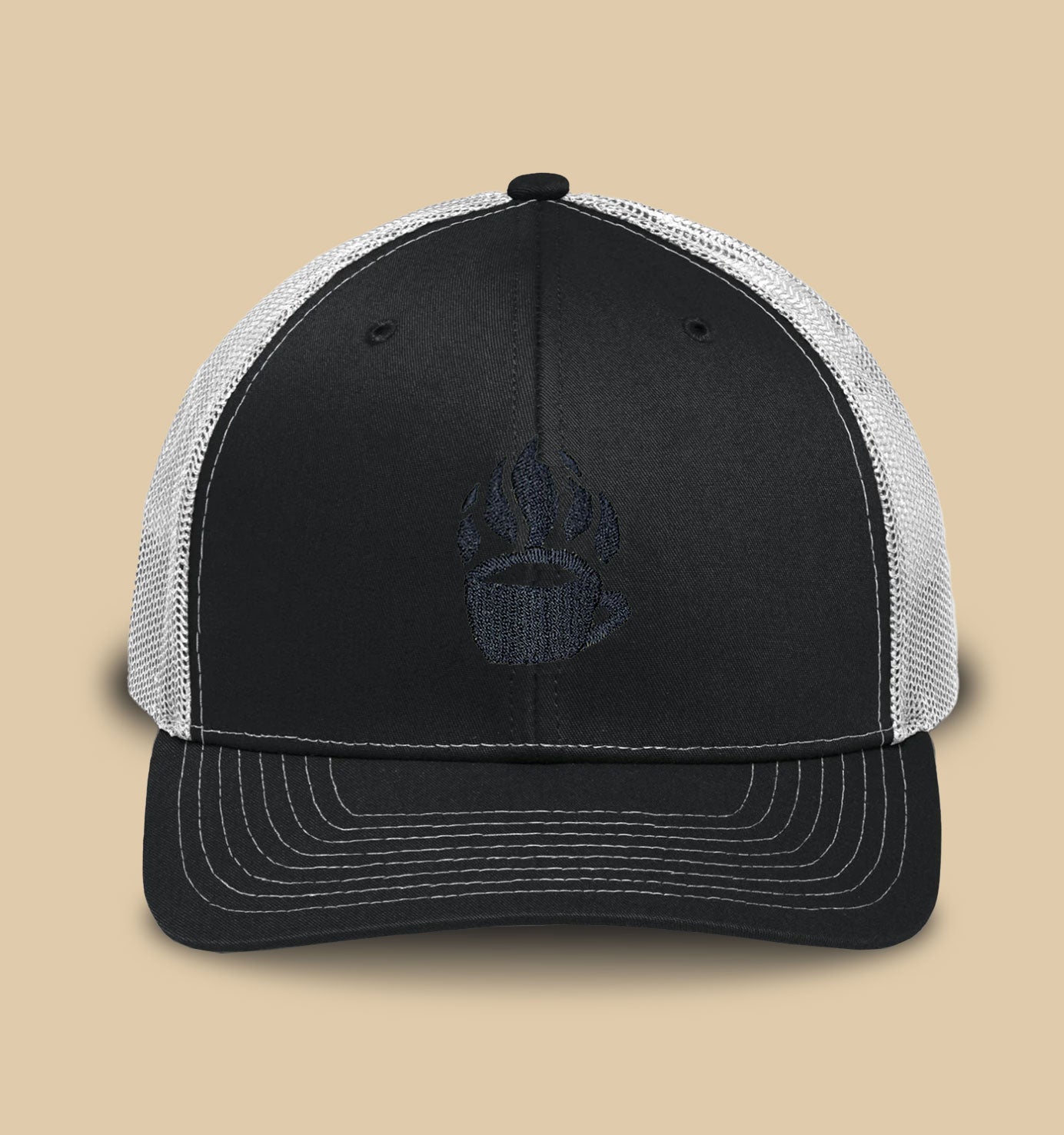 Trucker Hat (Black/White)