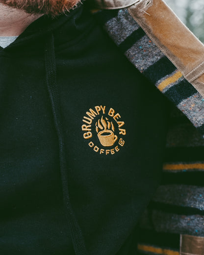 Grumpy Bear Embroidered Hoodie