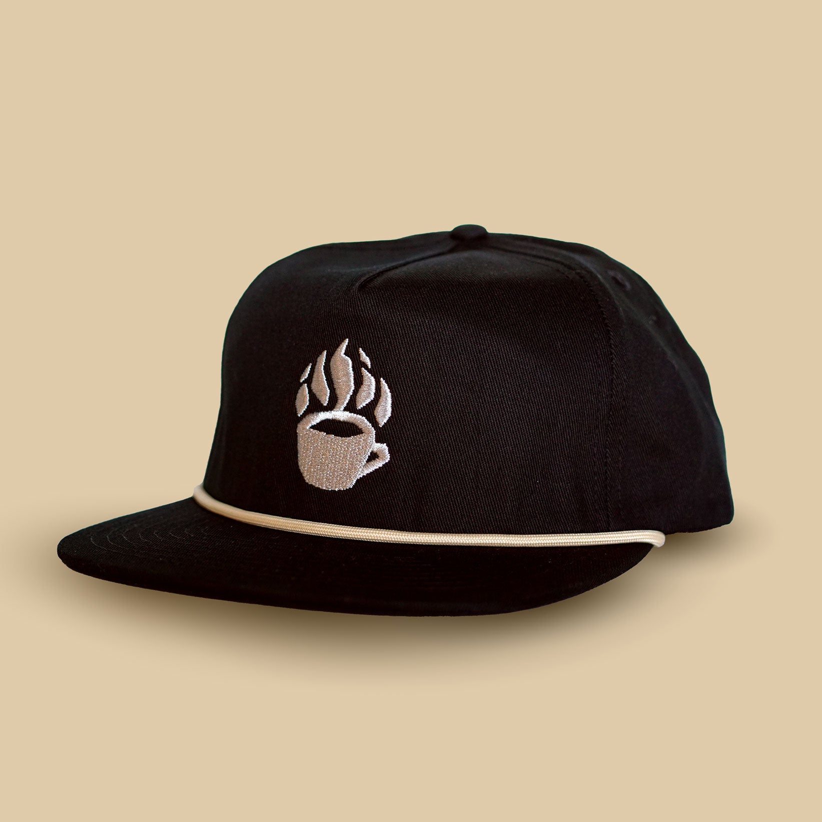 All-Black Cotton Snapback – Paw Coffee Mug