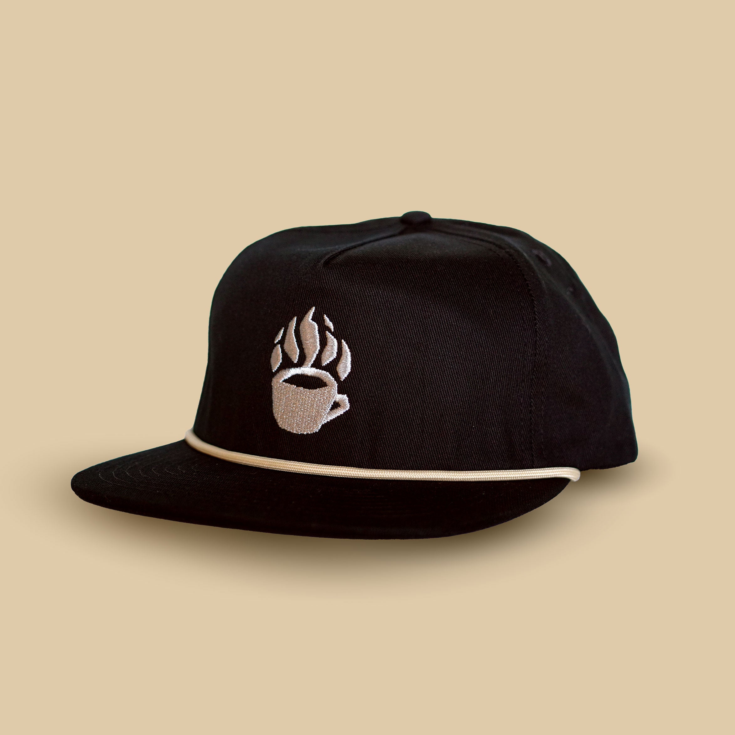 All-Black Cotton Snapback – Paw Coffee Mug